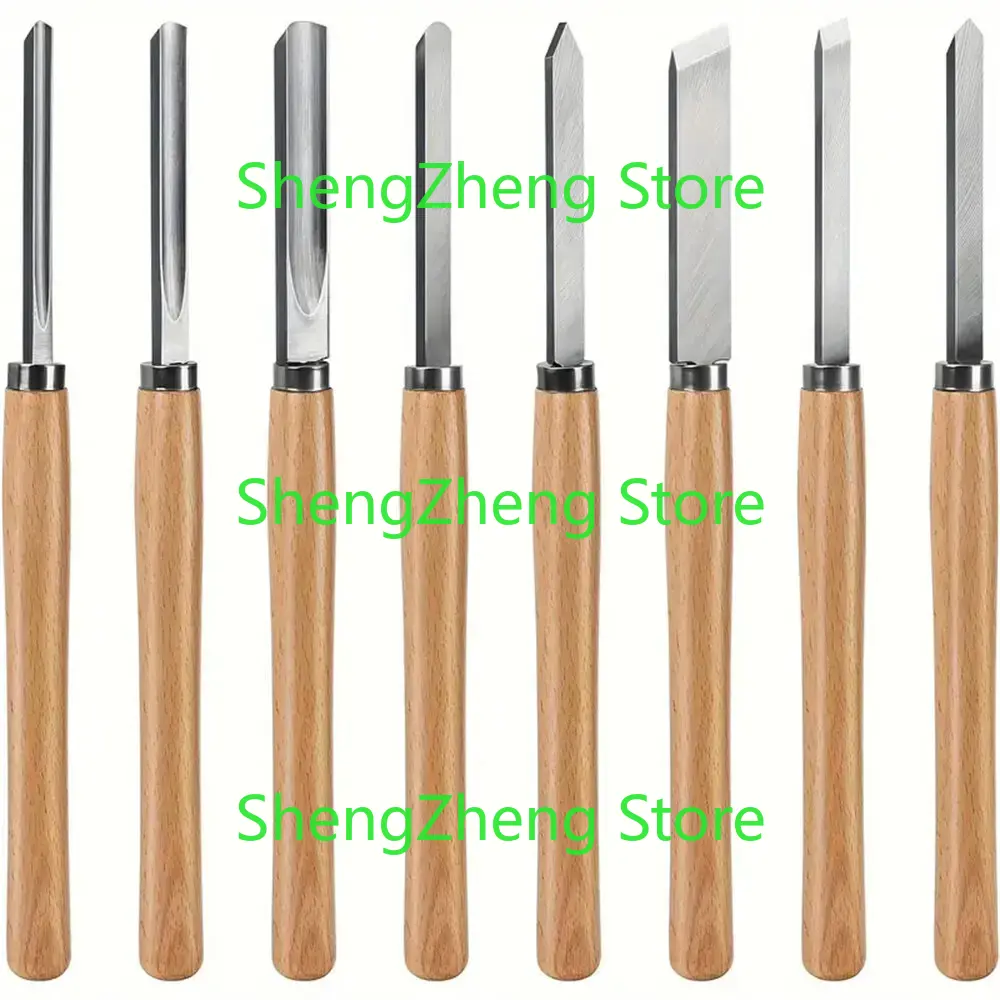 Skew Chisel Wood - Juego de cinceles profesionales para torneado