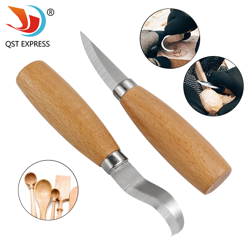 Woodworking Knife - Cuchillo de talla de hierro inoxidable,