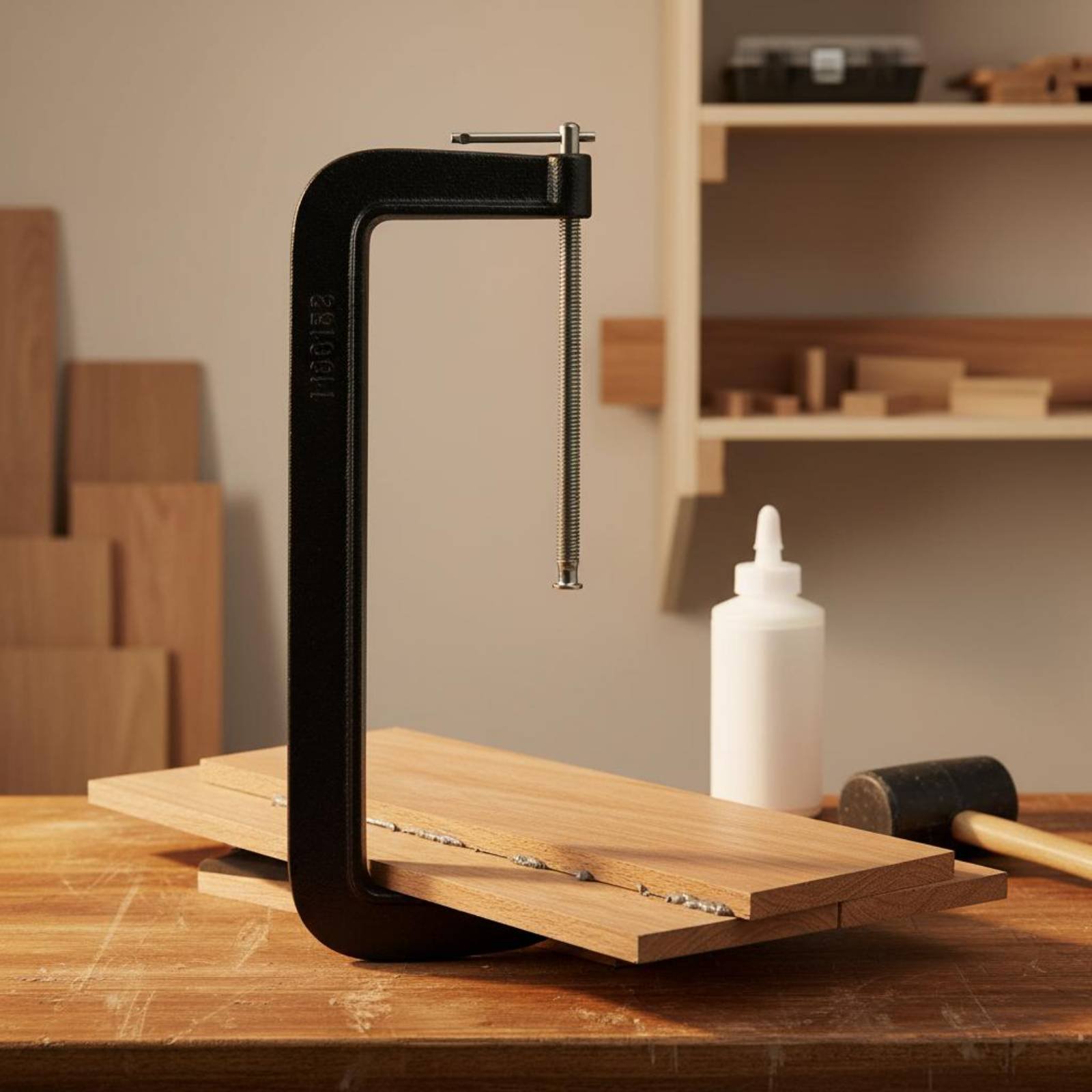 Woodworking Clamp - Abrazadera en C de garganta profunda