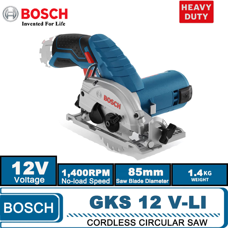 Woodworking Saw - Sierra Circular Eléctrica BOSCH GKS 12V-LI,