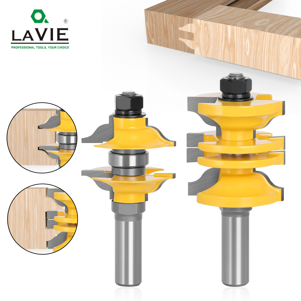 Woodworking Manufacturing - LAVIE-Juego de fresas para puerta de