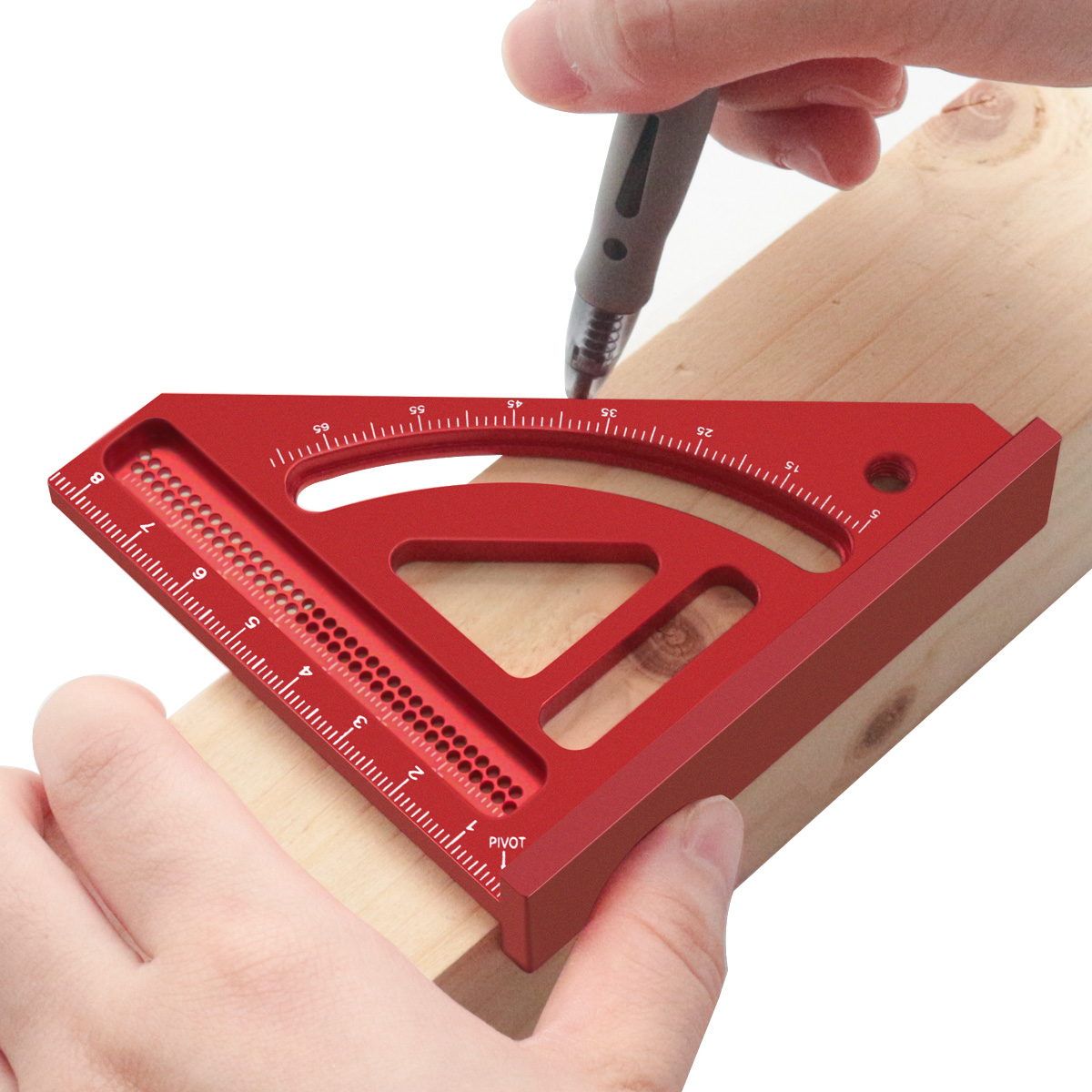 Woodworking For Engineers - Regla de medición multiángulo, transportador cuadrado