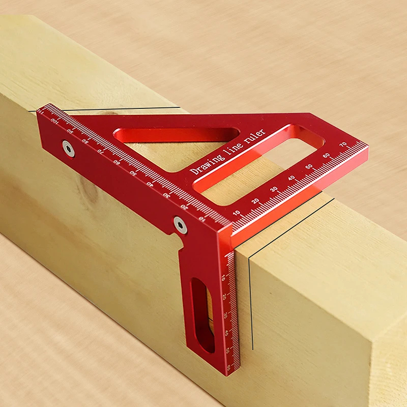 Woodworking For Engineers - Regla Triangular de Aleación de Aluminio