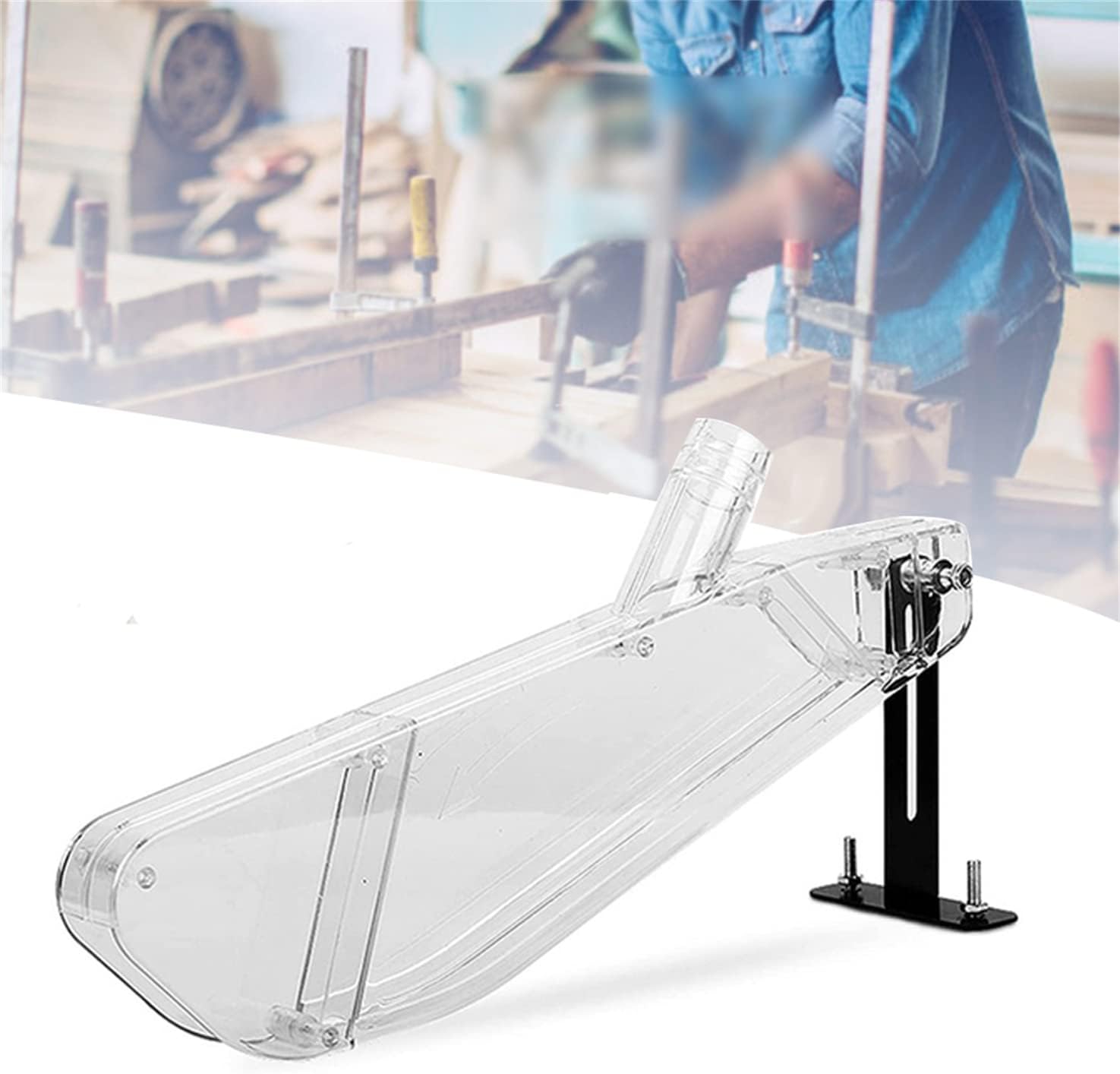 Woodworking Essentials - Cubierta Protectora Transparente para Sierra de