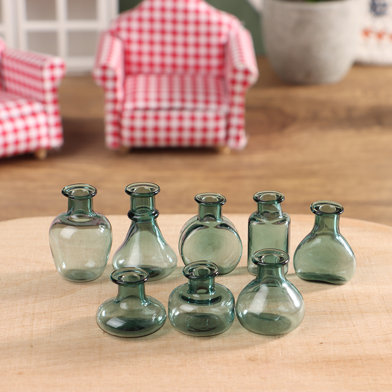 Mini florero de cristal en min - Woodworking Veneer reseña y precio