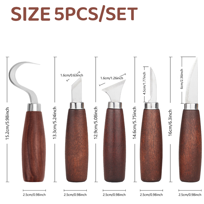 Herramientas para tallar mader - Woodworking Knife reseña y precio