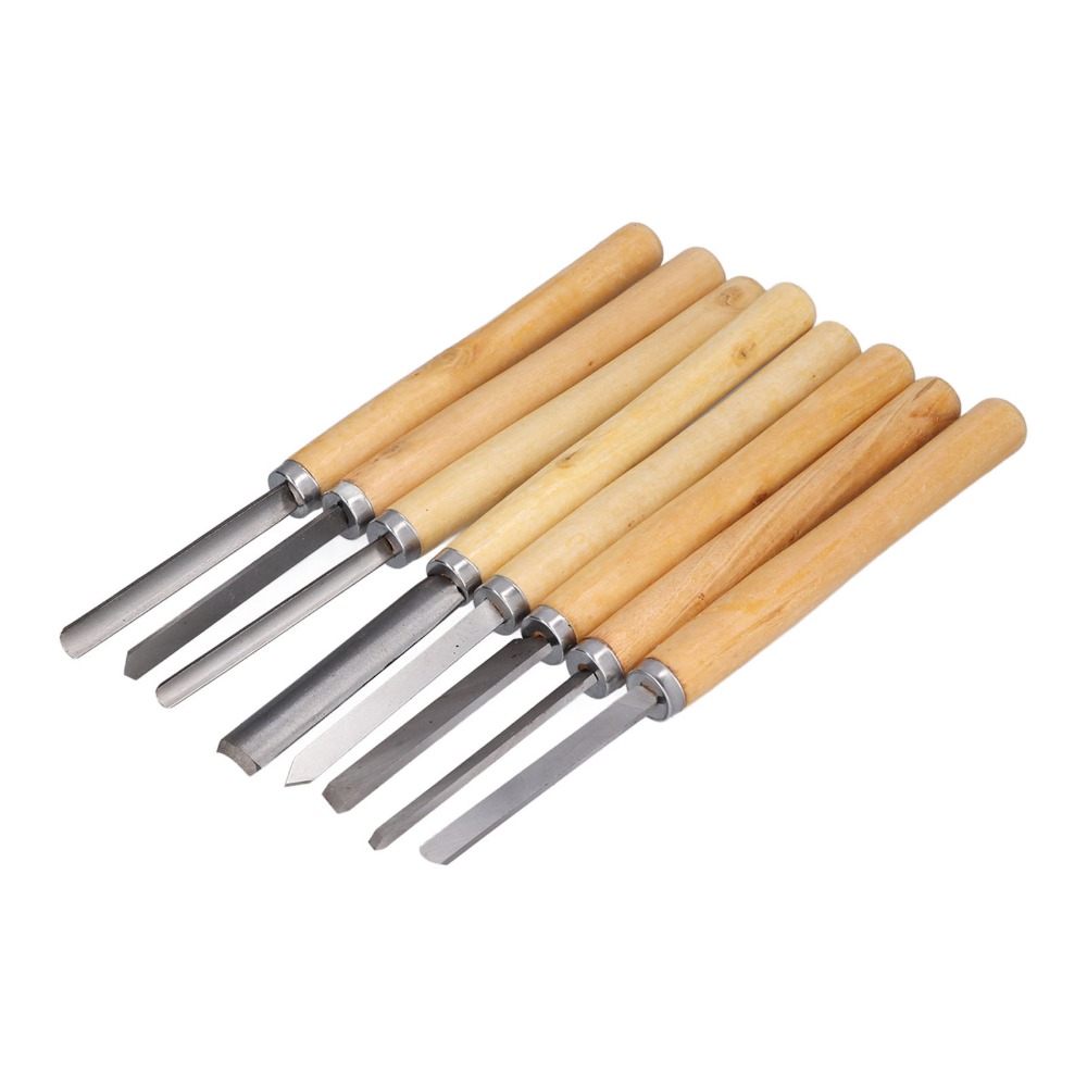 Juego de 8 cinceles de acero H - Skew Chisel Wood reseña y precio