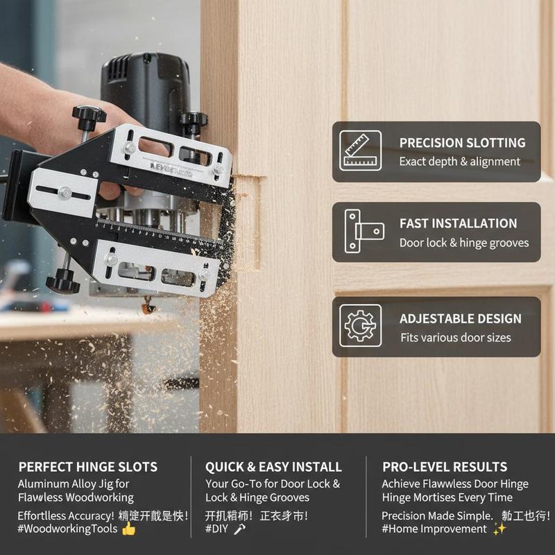 Plantilla de mortaja de aleaci - Woodworking Clamp reseña y precio