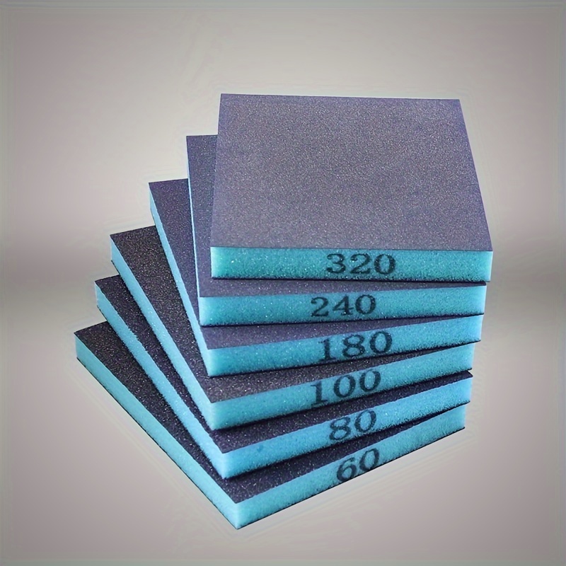 6 esponjas de lijado, bloques  - Woodworking Veneer reseña y precio