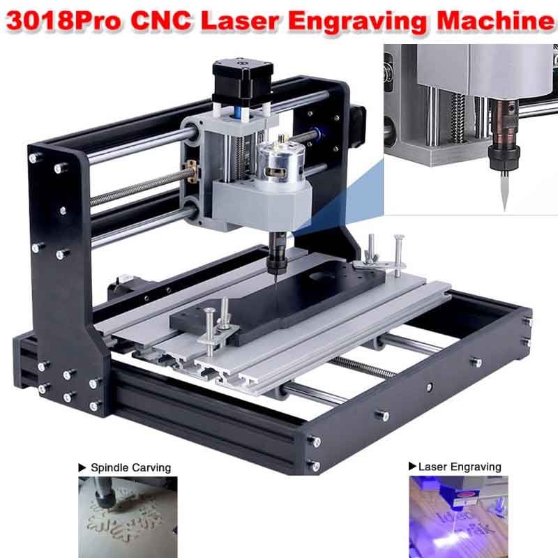 Máquina de grabado CNC 3018Pro - Woodworking Machines reseña y precio
