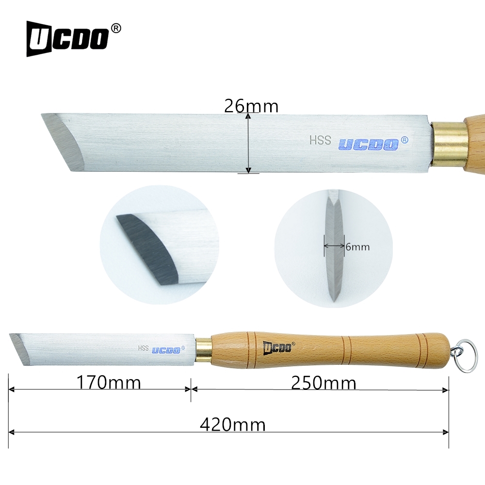 UCDO HSS 26mm torneado de made - Skew Chisel Wood reseña y precio