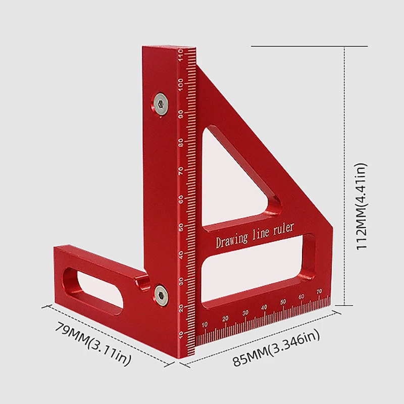 Regla Triangular de Aleación d - Woodworking For Engineers reseña y precio