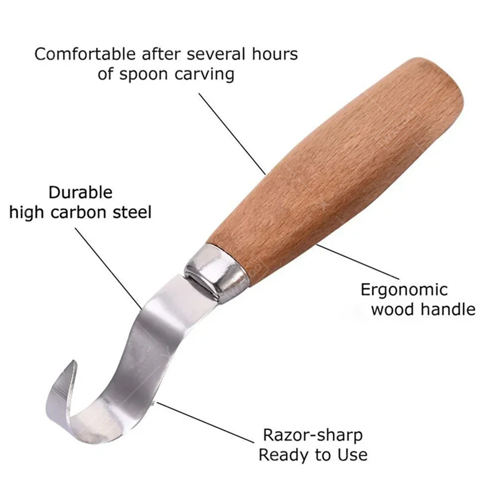 Cincel de Gancho Ergonómico WX - Woodworking Knife reseña y precio