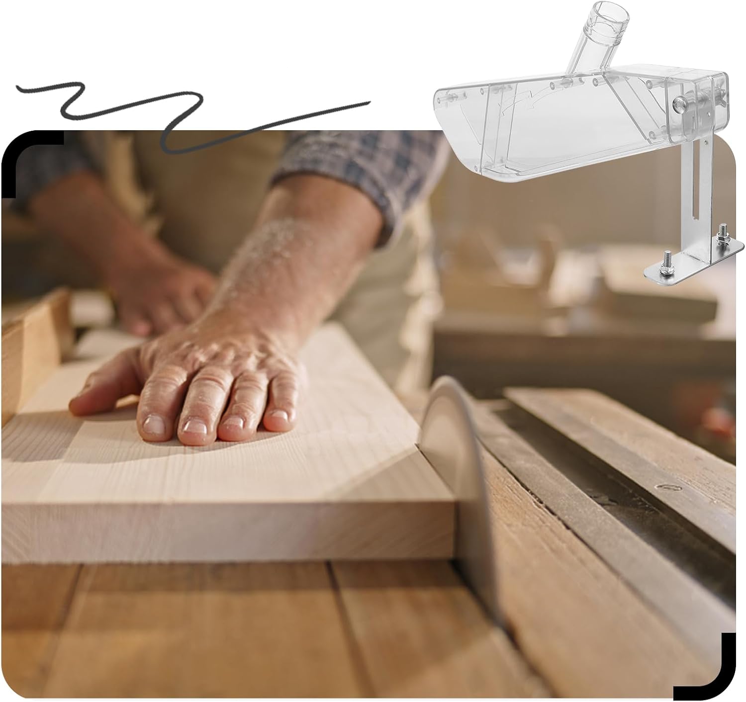 Cubierta Protectora Transparen - Woodworking Essentials reseña y precio