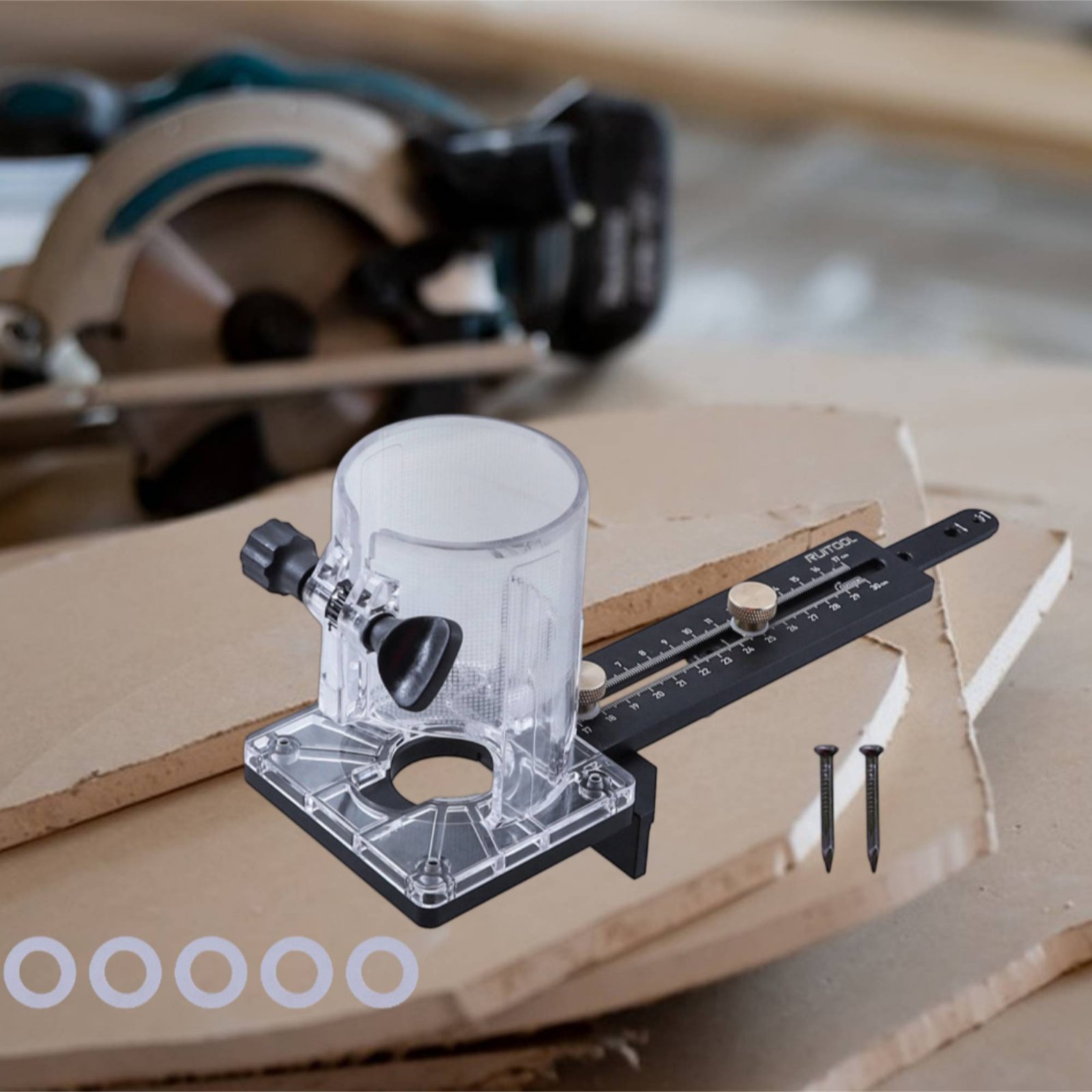 Plantilla de Corte Circular pa - Woodworking Multi Tool reseña y precio