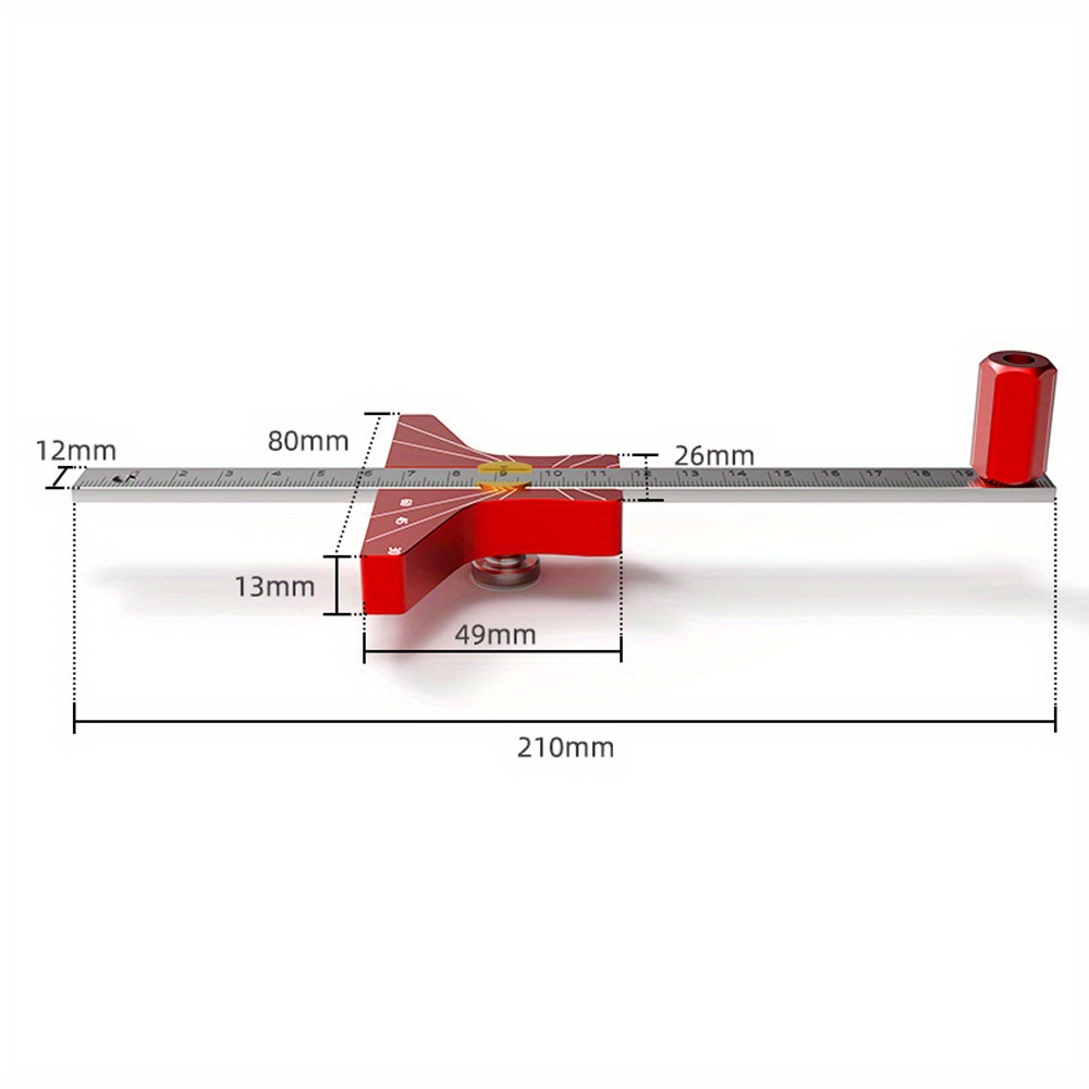 Medidor de altura de aluminio, - Woodworking Multi Tool reseña y precio